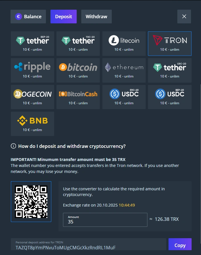 jet crypto page
